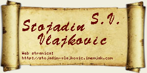 Stojadin Vlajković vizit kartica